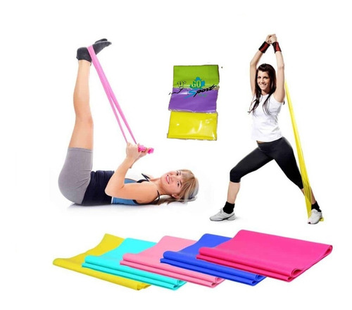 3 Bandas Ligas Elásticas Ejercicios Pilates - Kit 3 Niveles.