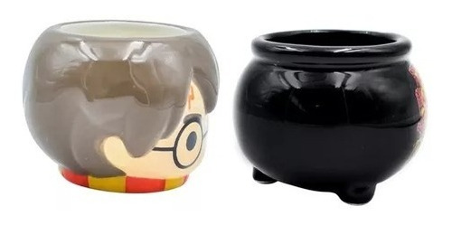 Set 2 Tazas Harry Poter Tazas 3d Ceramica Tarro