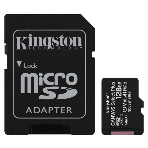 Memoria Micro Sd 128gb Kingston Clase 10 En Blister Original