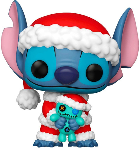 Funko Pop Disney Lilo & Stitch Santa Stitch With Scrump