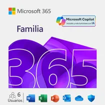 Comprar Microsoft 365 Familia + Ia Copilot 6 Usuarios
