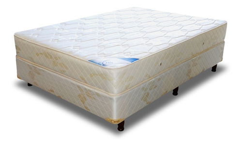 Sommier Nox Resortes Jacquard 2 Plazas 140x190x25cm Wes