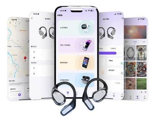 Auricualres Inalambricos Bluetooth 5.4 O'clock Con Traducción En Tiempo Real Instantánea Asistente De Voz Modo Conferencia Gamer Musica Ecualizador Reducción De Ruido Sonido Hi-fi 360