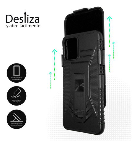 Mica + Funda For iPhone 15 Pro Max Blindaje Uso Rudo