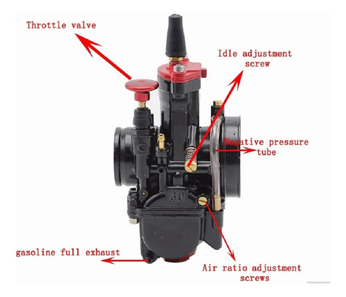 Carburador Universal Pwk De 30 Mm Y Power Jet