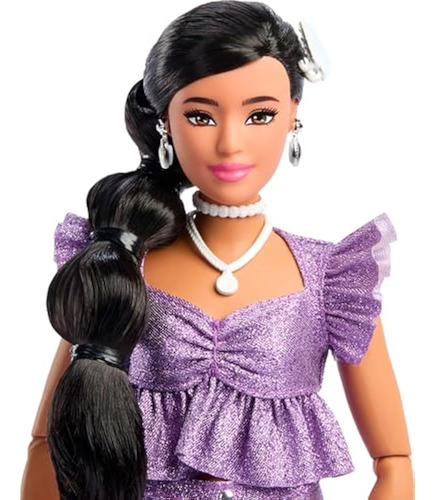 Barbie Muñeca De Estilo De Lujo #8 En Top Morado