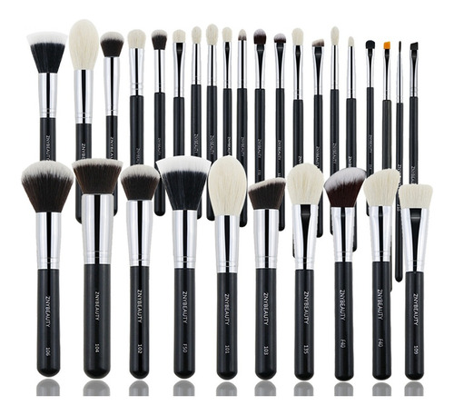 Set De 30 Brochas De Maquillaje Para Un Look Impecable Y