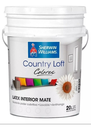  Latex Interior Mate Country Loft 20 Litros Sherwin-williams