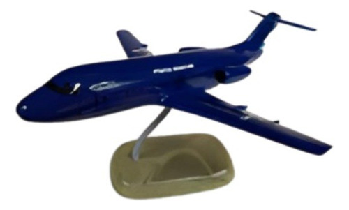 Maqueta Avion De Resina Fokker F-28 Armada Argentina