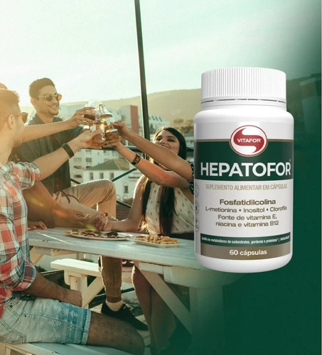 Hepatofor 120 Cápsulas Inositol L-metionina Clorofila B3 B12