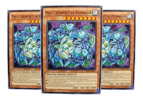 Yugi-oh! Poly-chemicritter Hydragon Inov-en027 Comun