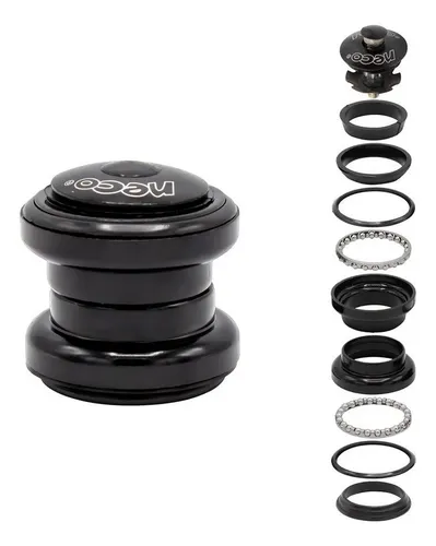 Caixa Direção Neco De Bike Over Aheadset 1- 1/8 Preto S/r