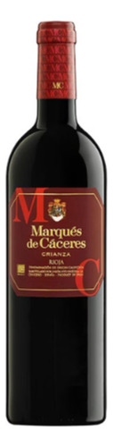 Vino Tinto Marques De Caceres Crianza Rioja 750ml