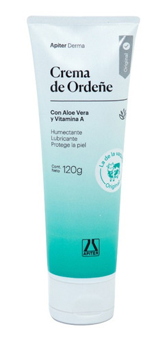 Crema De Ordeñe Apiter® 120g Con Aloe Vera Y Vitamina A