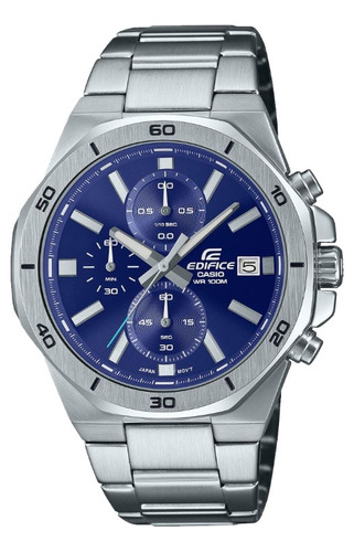 Reloj Casio-edifice Efv640d En Acero Garantía Oficial Mileus