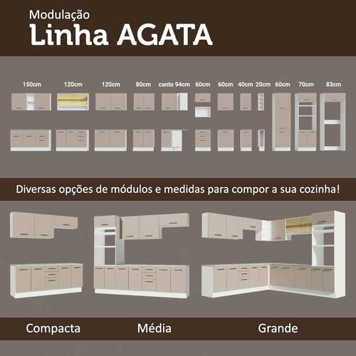 Gabinete Bajo Bufetera Madesa Agata 120cm Con Encimera Bc