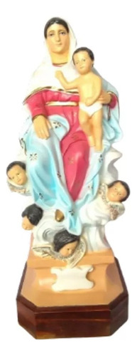 Imagem De Nossa Senhora Da Consolacao 47 Cm Cor pintura a mão