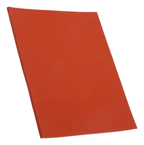 Protector De Mesa, 3 Unidades, Lámina De Silicona Roja, Resi
