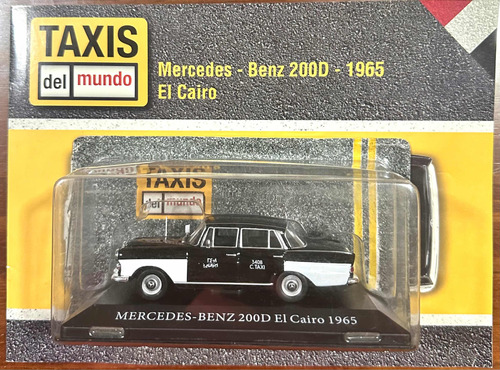 Taxis Del Mundo Mercedes Benz 200 El Cairo 1965 En Blister