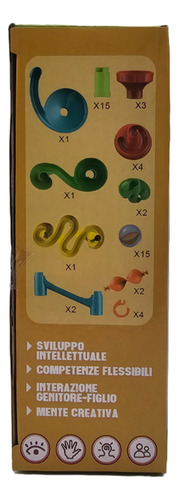 Circuito De Bolitas Completo Armable 50 Pieza Puzzle Tobogan
