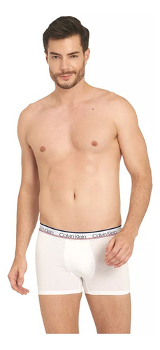 Boxer Calvin Klein Trunk Blanco Pack 3