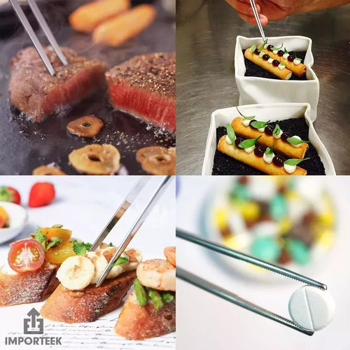 Pinzas De Cocina De Precisión Para Chef O Para Enchapar, 6 U