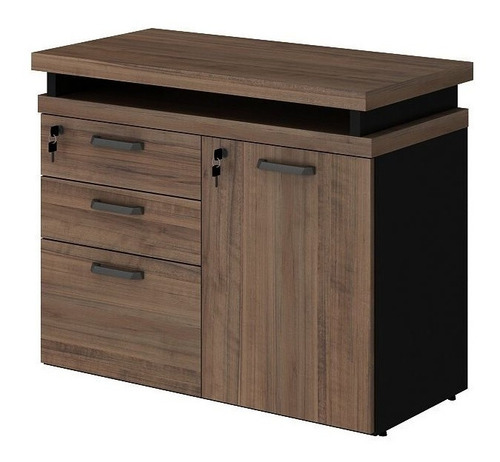 Imagem 5 de 6 de Mesa L Diretor 150x150x60x45x74cm Tampo 40mm Gaveta Imediato