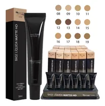 Comprar Base de maquiagem líquida Max Love Base Liquida Max Love Matte 30ml Base Liquida Matte HD tom cor 09 - 30mL 30g