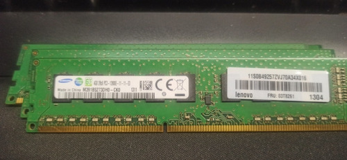 Imagem 1 de 1 de Memória Ram 4gb 2rx8 Pc3 12800e 11 11 E3