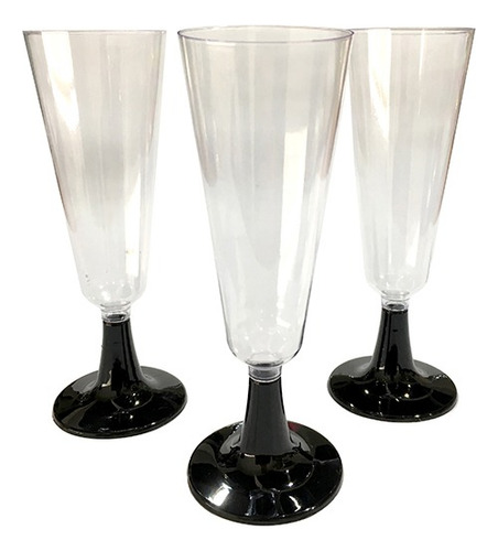 Set 6 Copas Para Champagne Desechables Plásticas