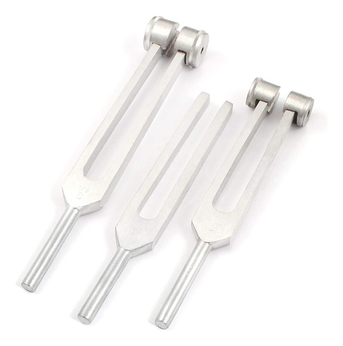 Juego De 3 Pcs Diapasones Sensoriales De Aluminio C 128...