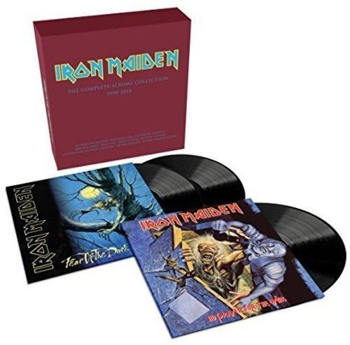 Caja de coleccionista de vinilo Iron Maiden 1990-2015- Nueva- Envío gratuito