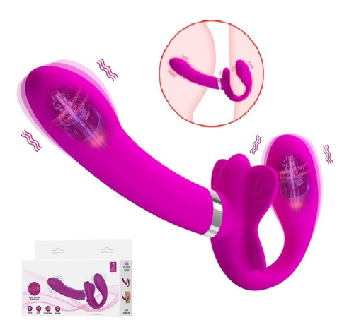 Vibrador Para Mujeres Doble Cabeza Consolador Doble Penetrac