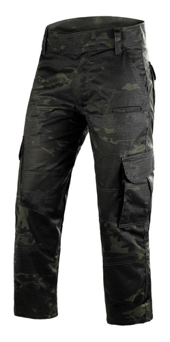 Calça Masculina Cargo Reforçada Ripstop Com Proteção Uv50+