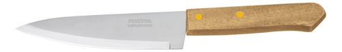 Cuchillo Acero Inoxidable 6'' Mango De Madera Pretul