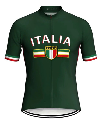 Camiseta Italy Bike De Manga Corta Para Bicicleta De Carrete