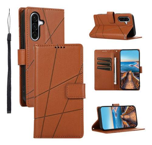 Funda Para Teléfono Samsung Galaxy A56 A36 A26 A16, Funda Tipo Bolsa Con Ranura En Forma De A