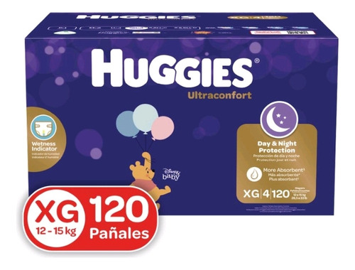 Pañales Huggies S&d Etapa 4/xg, 12 - Unidad a $1436
