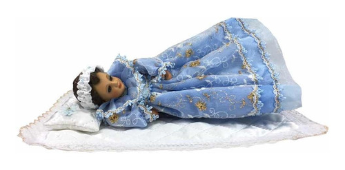 Imagen 2 de 9 de Divina Infantinta O Natividad De María 23 Cm Ojos Abiertos