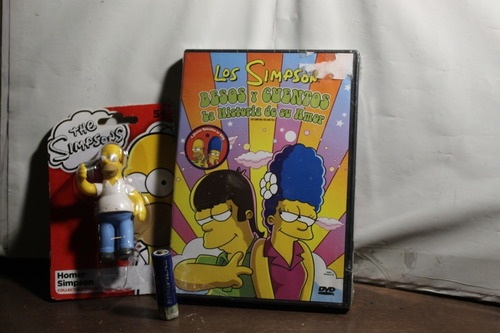 Dvd Serie Simpsons 4 Capítulos Matt Groening + Figura Homero (Usado)