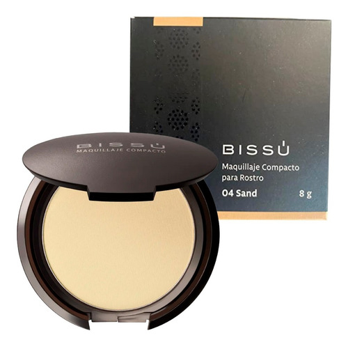 Bissu Maquillaje En Polvo Para Rostro Tono 04 Sand 8g