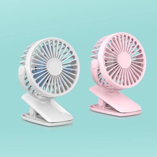 Ventilador Portátil De Escritorio Usb: 3 Clips For Uso Domé