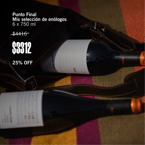 Vino Punto Final Mix Selección De Enólogos 6 Botellas