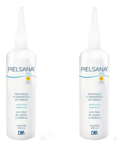 Pielsana Óleo 200 Ml Almotolia Fragr Todas Peles 2 Unid