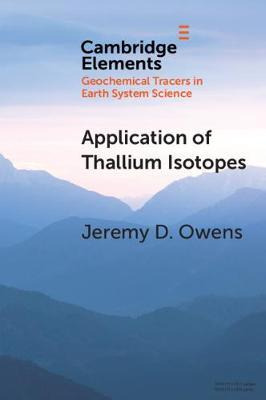 Libro Application Of Thallium Isotopes : Tracking Marine ...