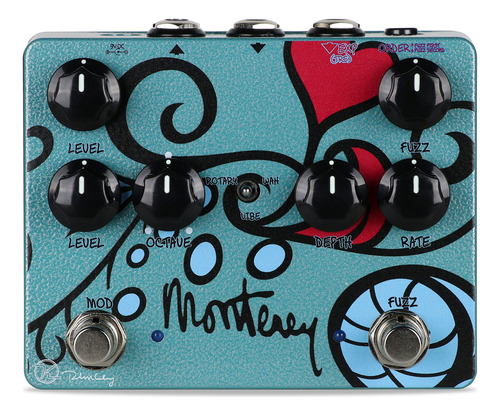 Keeley Monterey Rotary Fuzz Vibe Pedal De Efectos Multi (kmo