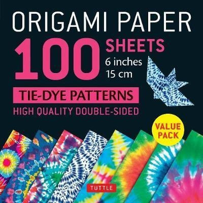 Origami Paper 100 Sheets Tie-dye Patterns 6 Inch (importado)