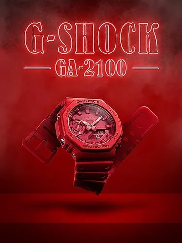 Reloj blanco Casio hombre G-Shock GA-2100