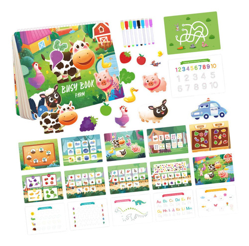Libro De Calcomanías Para Niños Libros De Tema De