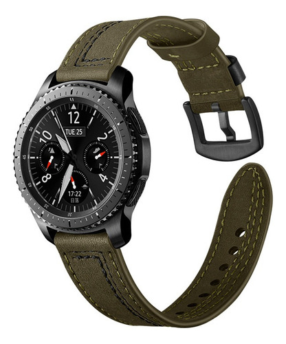 Correa De Piel 22mm Para Samsung Gear S3 Galaxy Watch 46mm